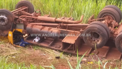 Foto de Motorista morre de acidente em Doutor Camargo