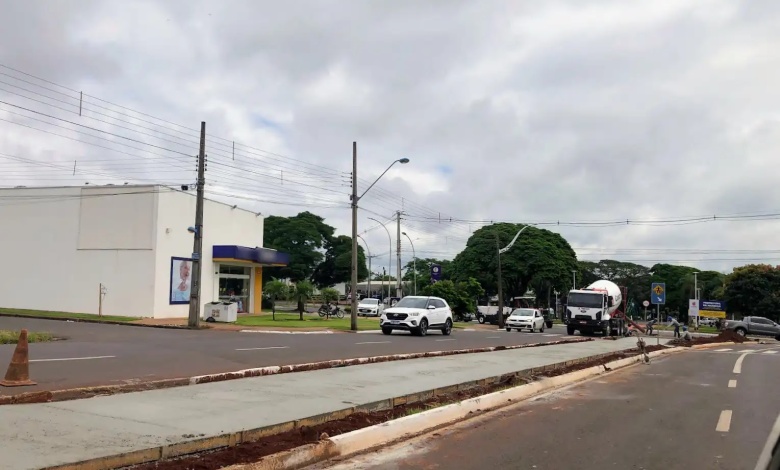 Obras em andamento 1 Ciclovia Obras em andamento