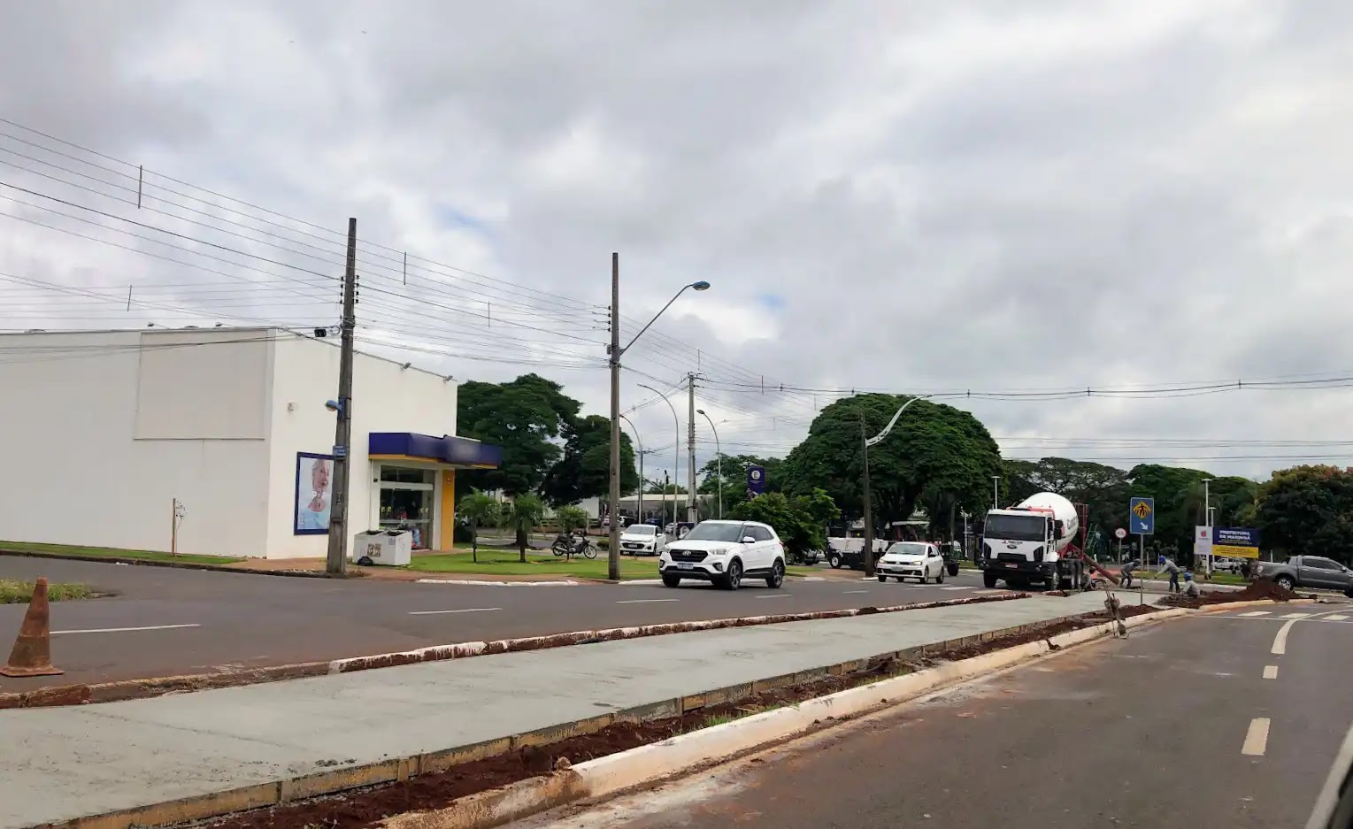 Ciclovia Obras em andamento