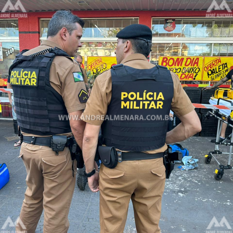 policial militar Adolescente que esfaqueou policial militar em supermercado é colocado em liberdade