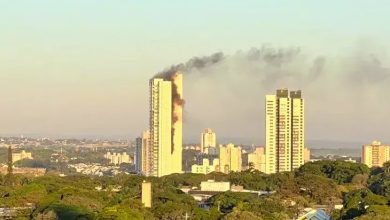 Foto de Incêndio no edifício Maison Heritage Maringá