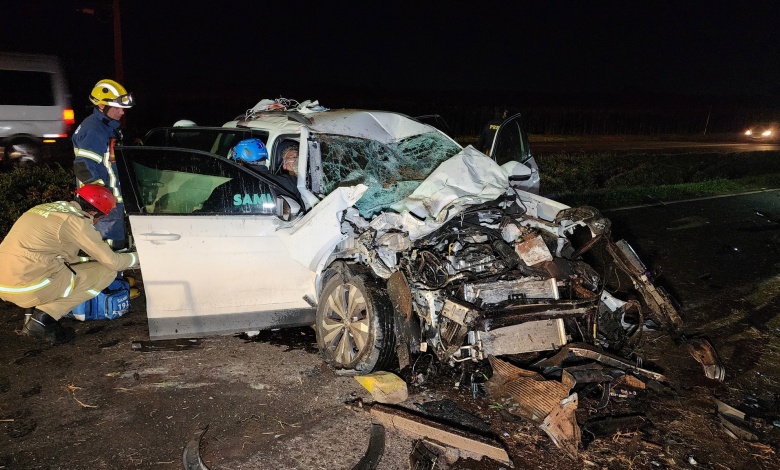 acidente br 376 Colisão frontal na rodovia deixa vários feridos