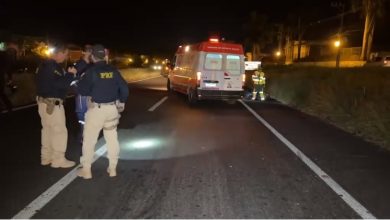 Foto de Motociclista e pedestre morrem após acidente na rodovia BR-376