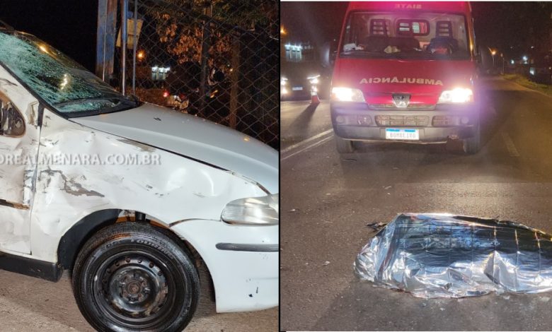 acidente moto Entregador de pizza morre de acidente no Contorno Sul