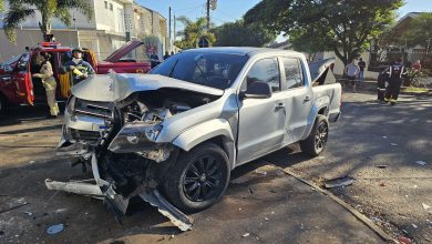 Foto de Quatro pessoas ficam feridas em acidente no Parque das Bandeiras em Maringá