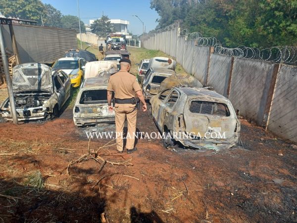 viaturas queimadas 1 e1690375448630 4 viaturas da Polícia Militar ficam destruídas após incêndio