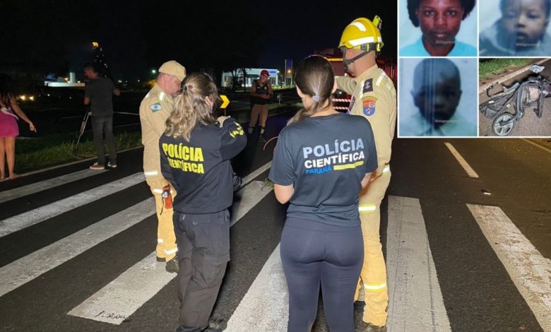 Mãe e filhos morrem após serem atropelados na saída em rodovia de Maringá 1 atropelamento Mãe e filhos morrem após serem atropelados na saída em rodovia de Maringá