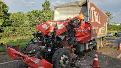 Foto de Motorista de 56 anos morre ao sofrer acidente com caminhão na rodovia