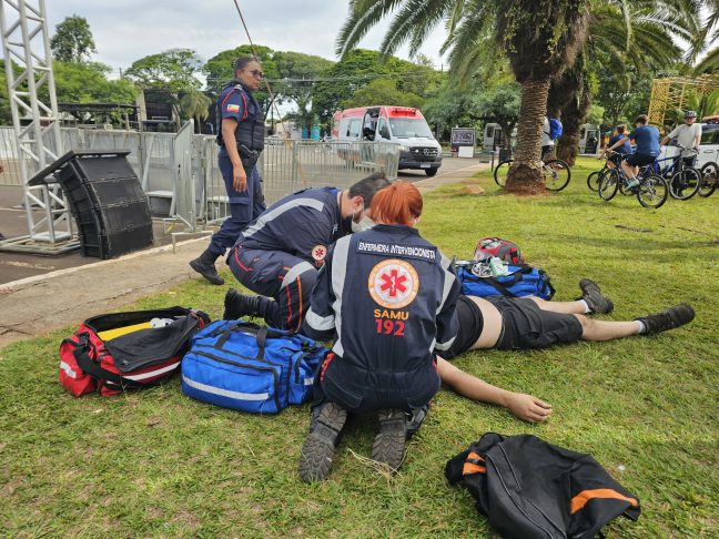 choque e1704037821770 Trabalhador que ajudava na organização de evento da virada de ano é vítima de choque elétrico