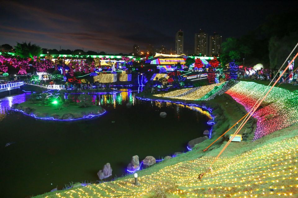 parque do japao Com iluminação especial, abertura da ′Maringá Encantada′ no Parque do Japão reúne milhares de pessoas