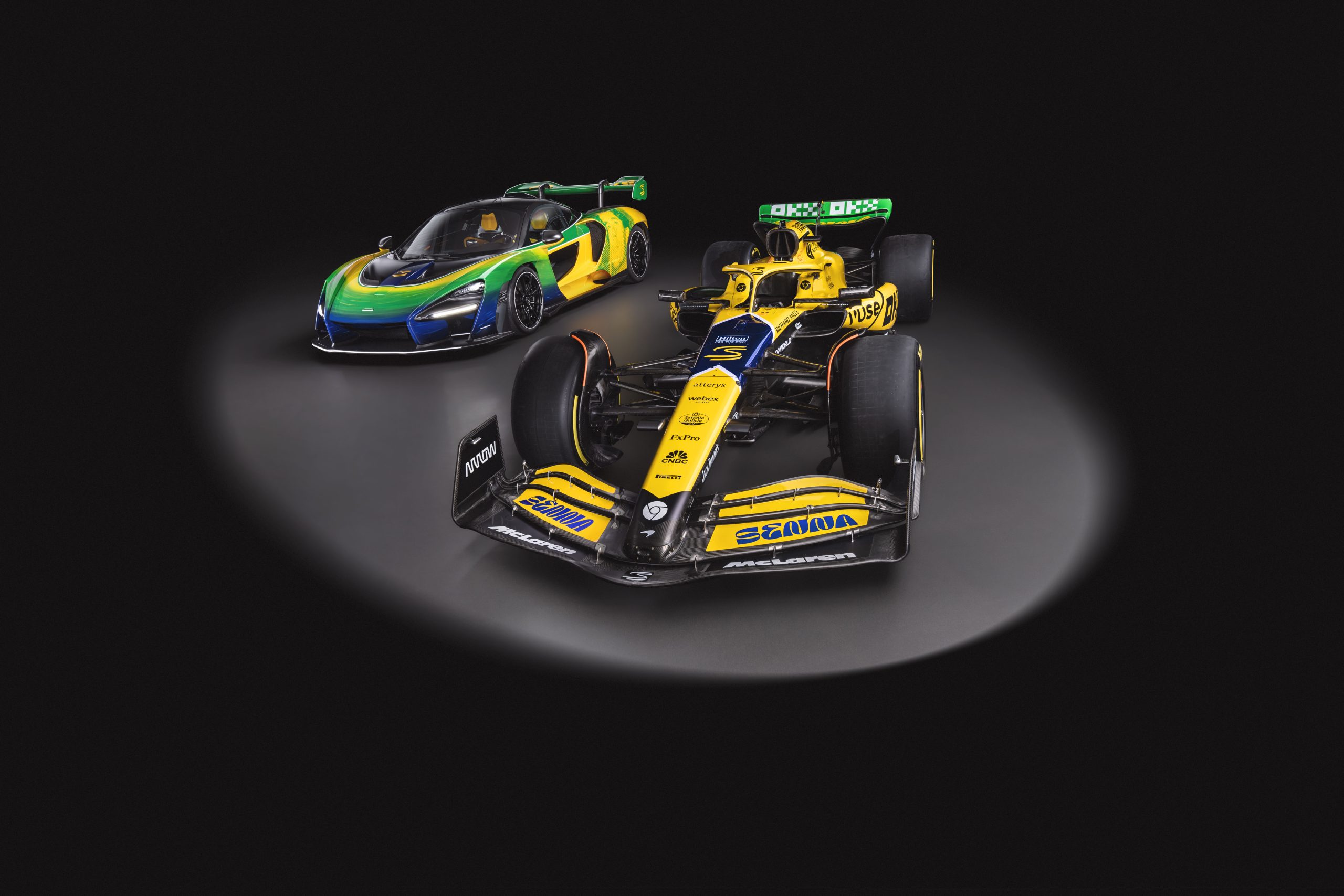 438177 1108204 16230 mclarensennasempre scaled McLaren presta homenagem a Ayrton Senna com pinturas exclusivas em um McLaren Senna e nos carros de Fórmula 1