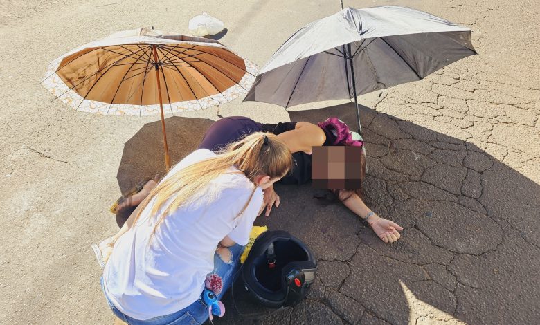 Briga no trânsito deixa mulher ferida em Maringá 1 acidente vitima mulher Briga no trânsito deixa mulher ferida em Maringá