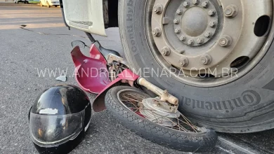 Foto de Mulher fica em estado gravíssimo ao sofrer acidente de moto em Maringá