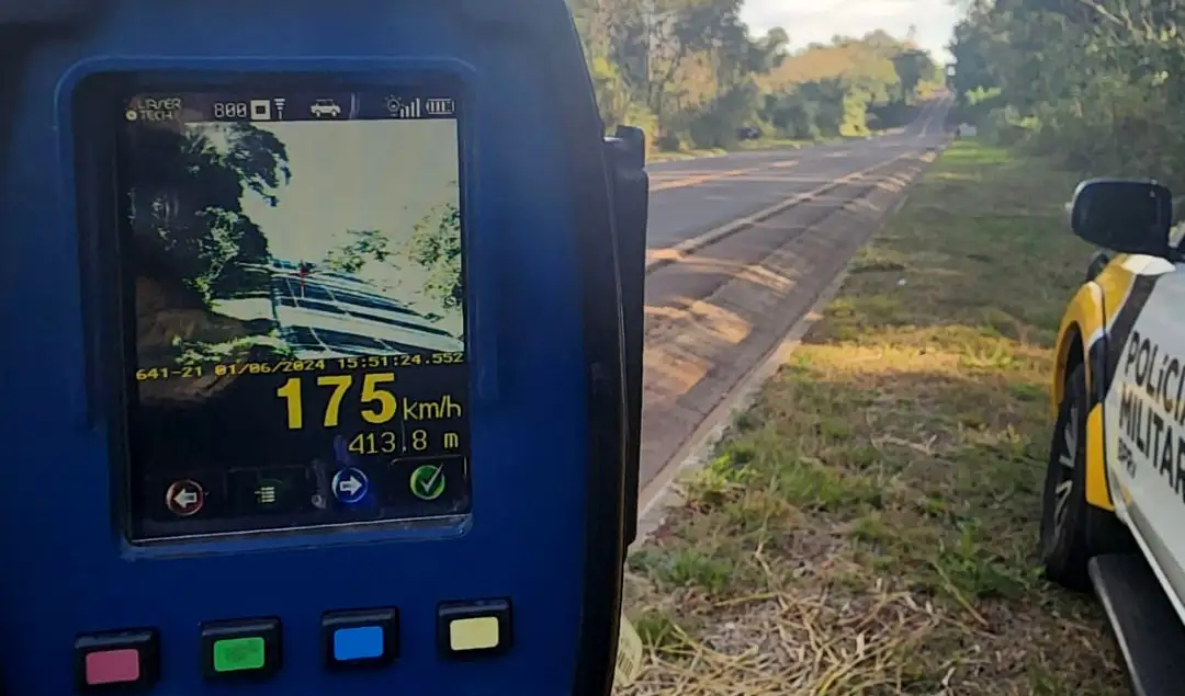 velocidade 10,3 mil veículos foram flagrados por radares nas rodovias estaduais no feriado