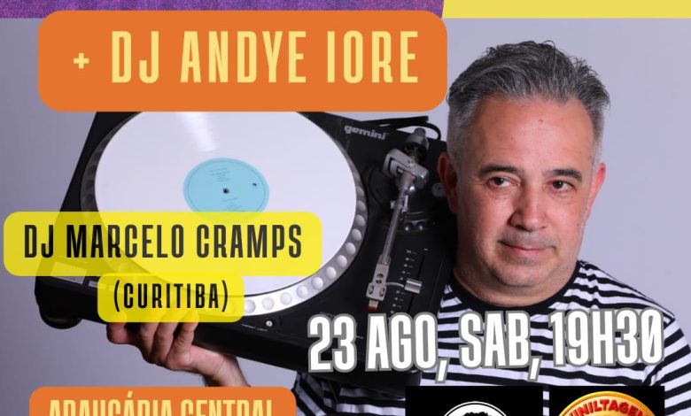 andye Maringá recebe circuito Viniltagem com feira de discos e discotecagem