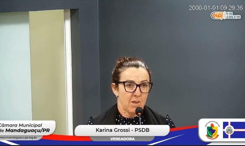 vereadora karina Vereadora rompe com prefeito e cobra a demissão de secretário