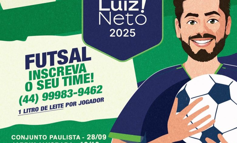 Luiz Neto Futsal, Gols e Solidariedade: Copa Luiz Neto de Futsal homenageia Walter Guerlles