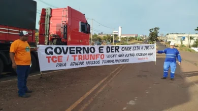 Foto de Protesto na rodovia