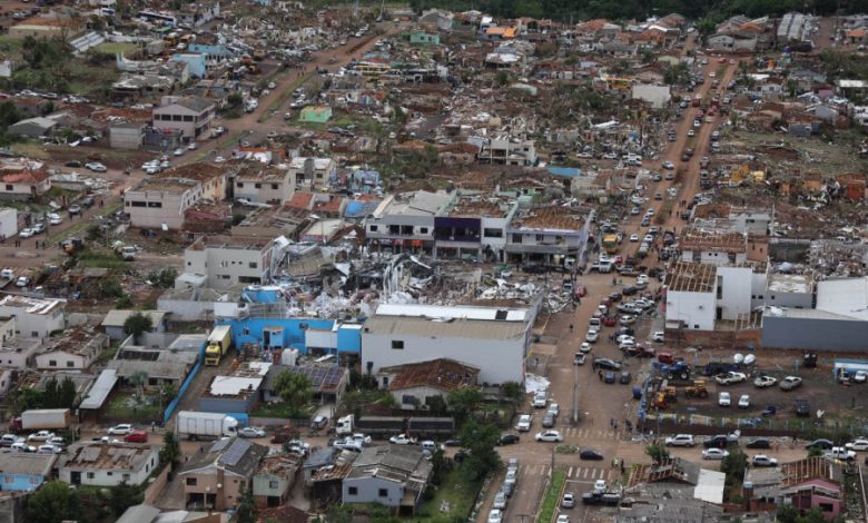 rio bonito Tornado arrasa Rio Bonito do Iguaçu, deixa mortos e centenas de feridos no Centro-Sul do Paraná
