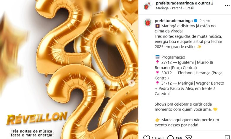 2026 Têm coisas que só acontecem em Maringá
