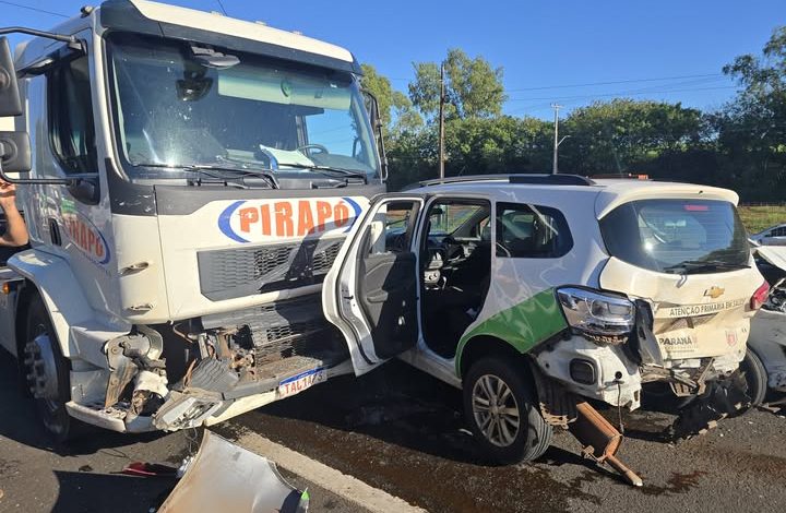 acidente marialva Engarrafamento de veículos em rodovia causa ferimentos graves em duas mulheres