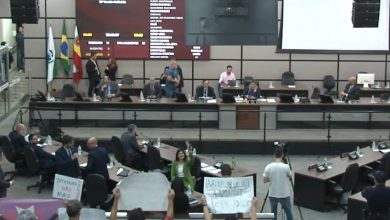 Manifestação contra vereadora 1 Foto de Manifestação contra vereadora