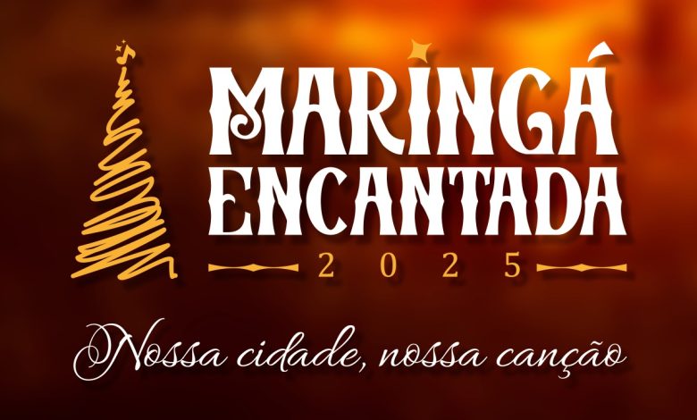 maringa encantada Com chegada do Papai Noel e acendimento da iluminação, abertura da Maringá Encantada 2025 ocorre neste sábado