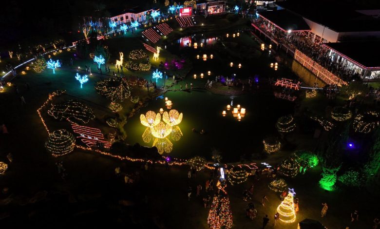 parque do japao Abertura do Natal no Parque do Japão emociona milhares de pessoas