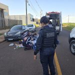 acidente moto Motociclista é intubado após sofrer acidente gravíssimo