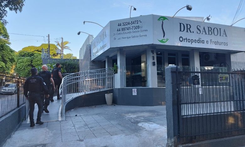 DR SABOIA Policia cumpre mandados de busca contra esquema de venda de laudos médicos em Maringá