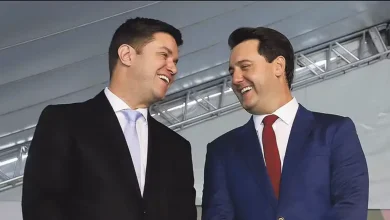 Foto de Ratinho Jr vai de Guto