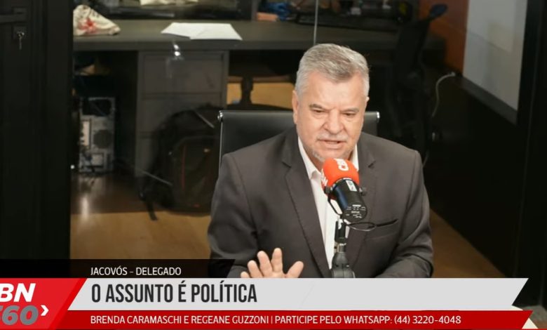 JACOVOS Deputado estadual José Aparecido Jacovós (PL) faz críticas ao governador Ratinho Junior