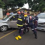 acidente maringa Acidente em cruzamento deixa motorista feridos no Conjunto Patrícia