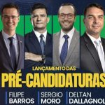 evento PL Com presença de Flávio Bolsonaro, Moro, Dallagnol e Filipe Barros lançam pré-candidaturas em Curitiba nesta sexta-feira