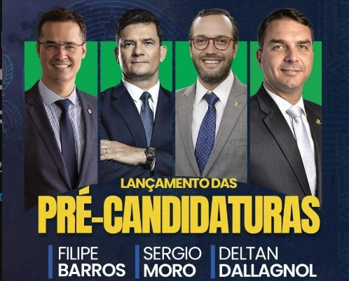 evento PL Com presença de Flávio Bolsonaro, Moro, Dallagnol e Filipe Barros lançam pré-candidaturas em Curitiba nesta sexta-feira