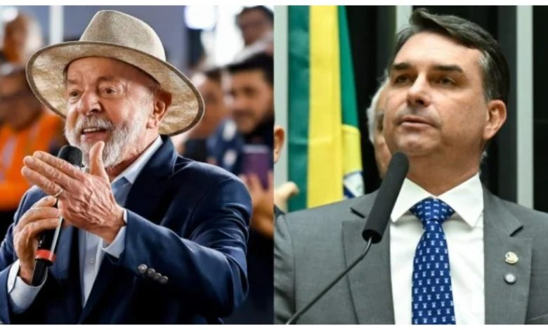 LULA FLAVIO Lula venceria Flávio Bolsonaro com 6 pontos de vantagem, aponta Genial/Quest