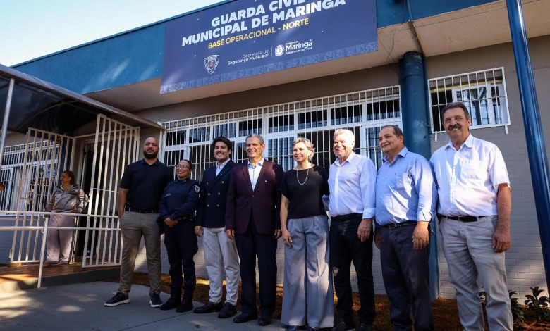 BASE DA GUARDA Com nova base na Zona Norte, Guarda Civil Municipal intensifica presença em diferentes regiões de Maringá