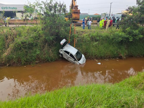 acidente br 376 Três mulheres morrem após carro capotar e cair em riacho às margens da BR-376, em Mandaguaçu