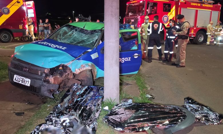 Marido e mulher perdem a vida em violenta colisão entre moto e utilitário em Maringá 1 acidente casal maringa Marido e mulher perdem a vida em violenta colisão entre moto e utilitário em Maringá