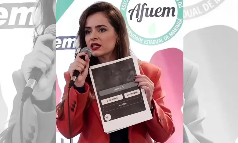 Candidata da oposição, Gisele Mendes de Carvalho, condena uso da UEM para beneficiar chapa apoiada pelo atual reitor 1 gisele uem Candidata da oposição, Gisele Mendes de Carvalho, condena uso da UEM para beneficiar chapa apoiada pelo atual reitor