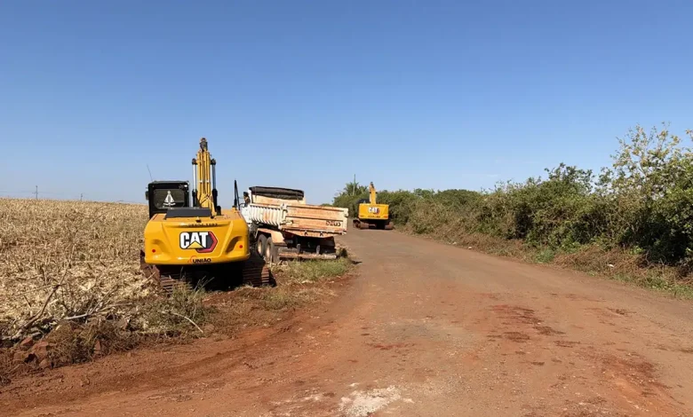 Acesso à Estrada Terra Roxa é fechado 1 viapar marialva Acesso à Estrada Terra Roxa é fechado