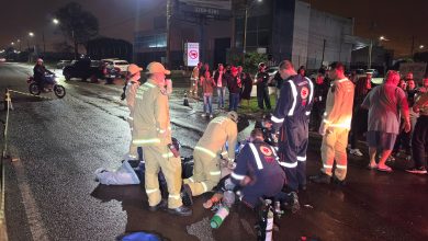 Foto de Motociclista morre em acidente no Contorno Sul
