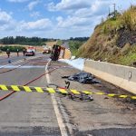 acidente ciclista Ciclista de Maringá morre carbonizado após caminhão-tanque tombar na rodovia