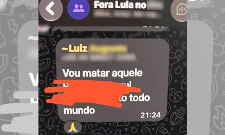 No WhatsApp, estudantes falam de ataque a escola e ameaçam professores 1 print colegio No WhatsApp, estudantes falam de ataque a escola e ameaçam professores