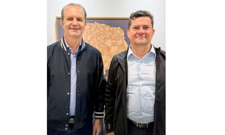 ulisses moro Deputado eleito Ulisses Maia reúne-se com o governador eleito Sergio Moro para alinhar demandas de Maringá e região